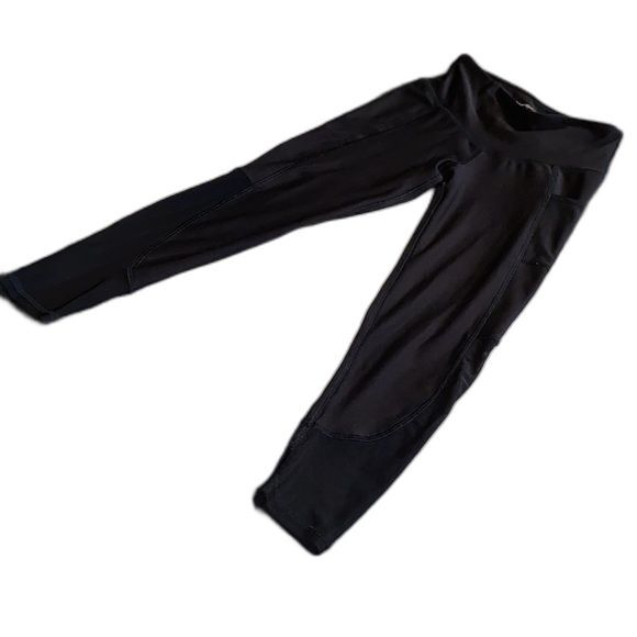 X by Gottex Black Active Yoga Pants Capris Size Extra Small - Picture 2 of 9